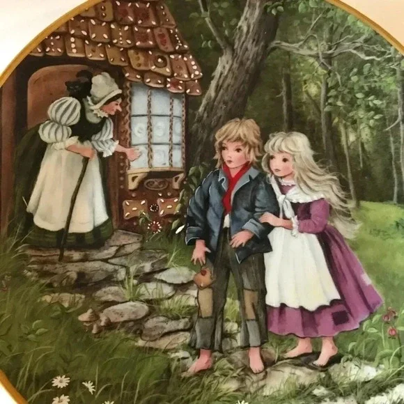 Kaiser HANSEL AND GRETEL Collectors Plate Classic Fairy Tales by Gerda Neubacher - Picture 4 of 9